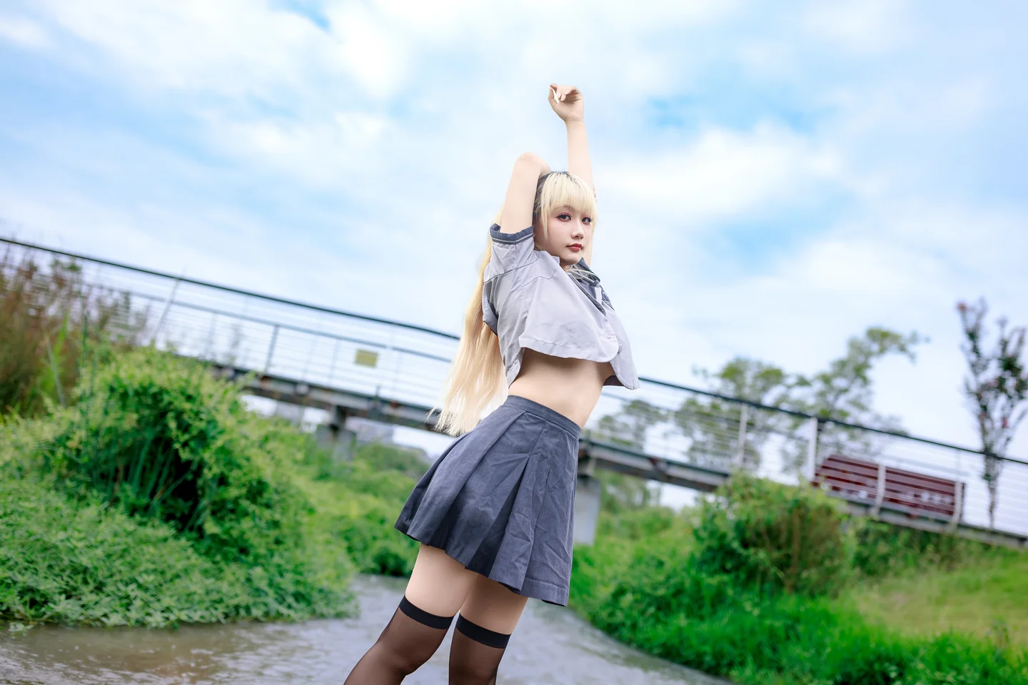 阿雪雪 - No.024 湿地JK [78P-1.77GB] tg@simisebaisi 【丝足阁】028.webp